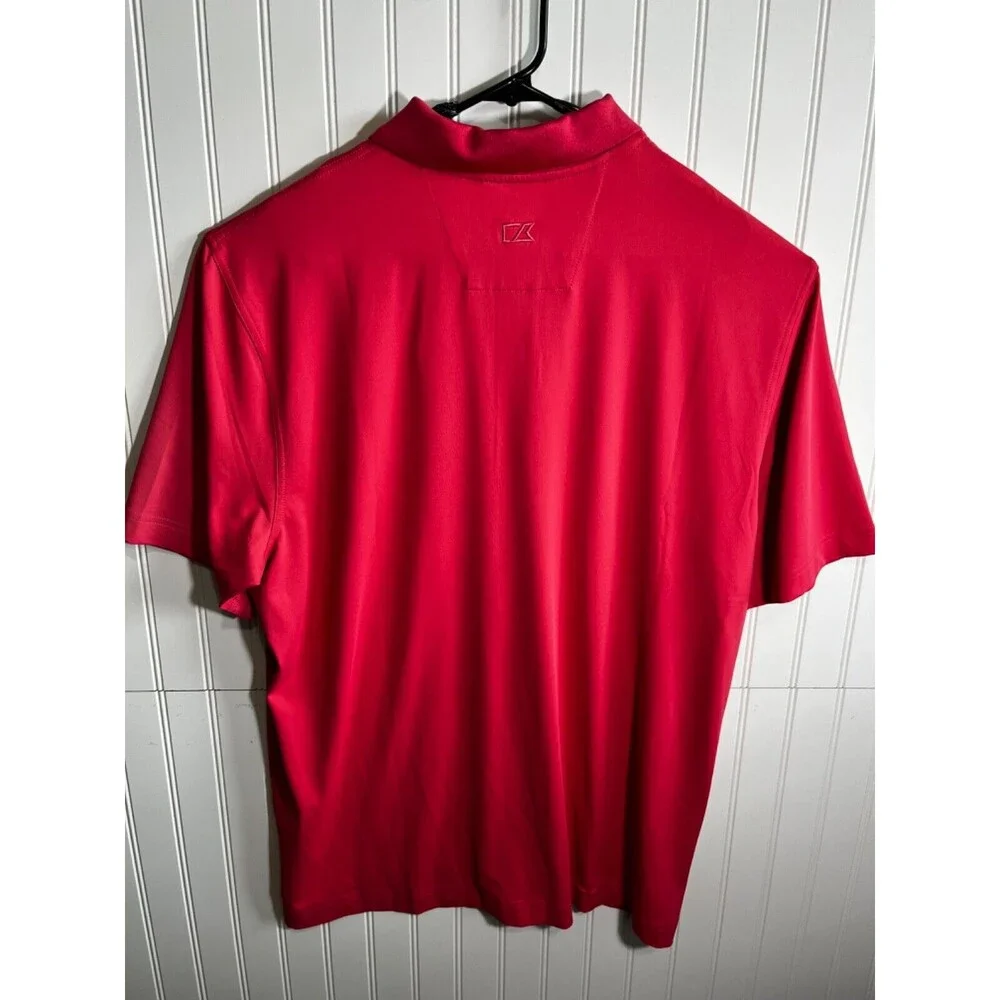 Cutter & Buck Houston Golf Polo Shirt Classic 2019  Size - XL/TG Salmon Color - Picture 6 of 6